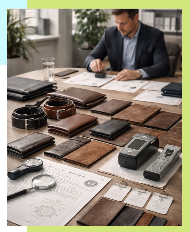 Сертификация кожаных изделий в Новокузнецке от 12329 р. | Алешин-Нвк