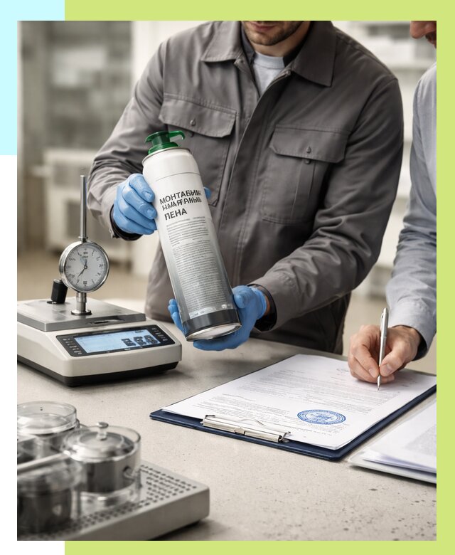 Сертификация монтажной пены в Новокузнецке от 15411 р. | Алешин-Нвк