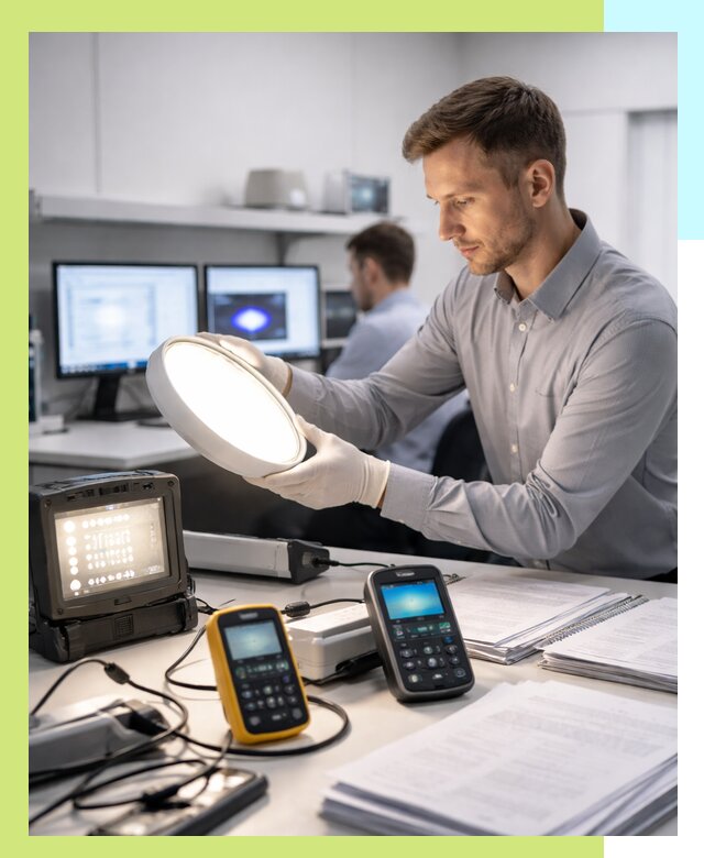 Сертификация светильников в Новокузнецке: испытания и оформление