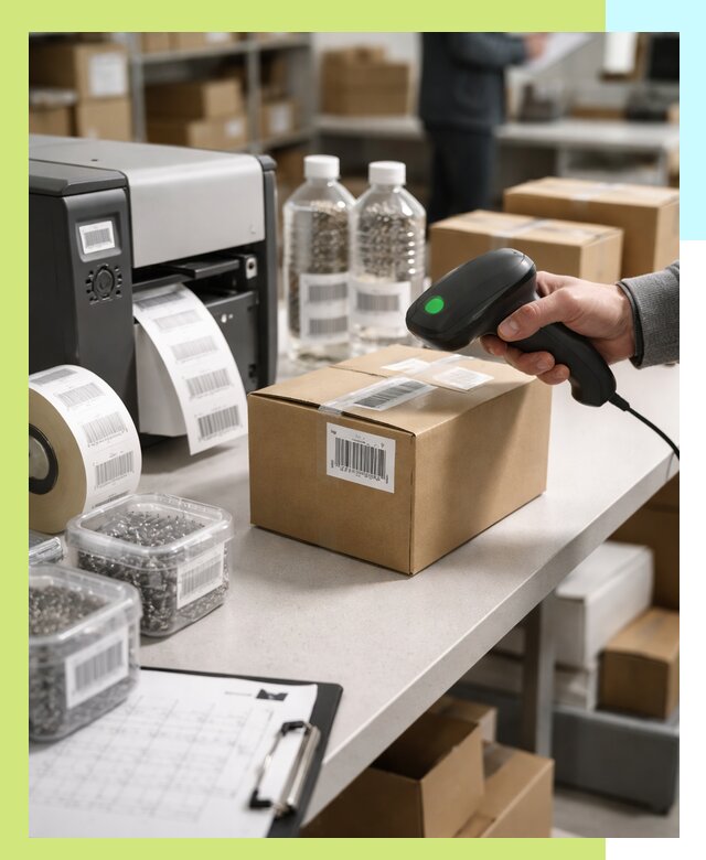 Штрихкодирование продукции и маркировка для продажи в Новокузнецке
