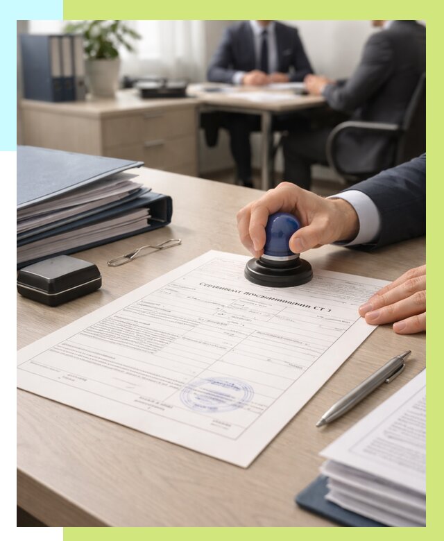 Сертификат происхождения СТ 1 в Новокузнецке от 4623 р. | Алешин-Нвк