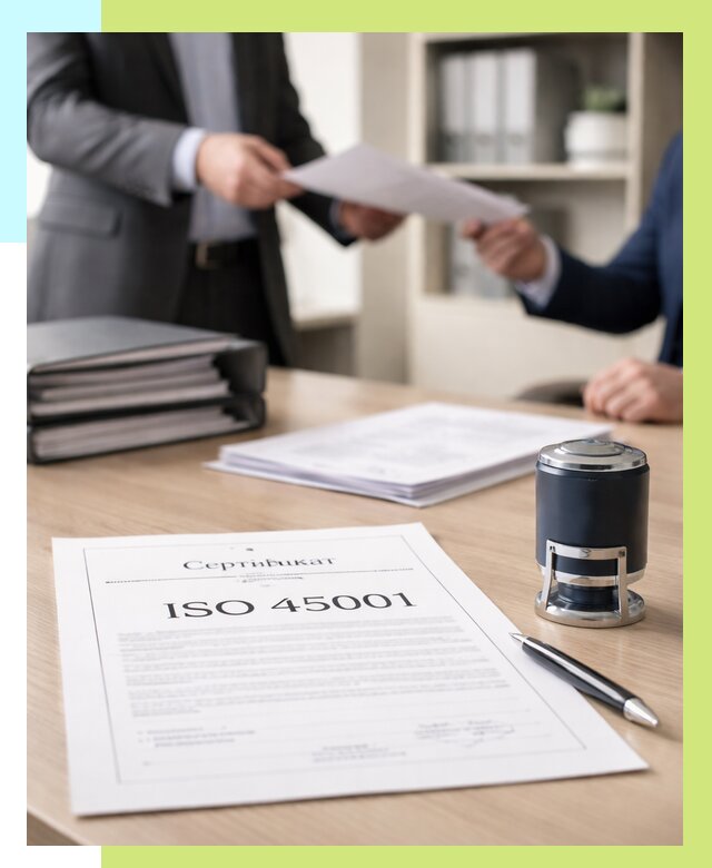 Сертификат ISO 45001 в Новокузнецке под ключ от 46233 р. | Алешин-Нвк